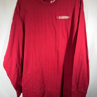 Vintage Alabama X Spike Sports Crimson Mockneck Long Sleeve Shirt XL