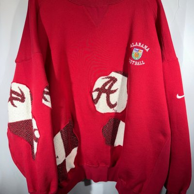 Vintage Alabama Football X Nike Orange Bowl Repurposed Crewneck Sweatshirt 3XL XXXL