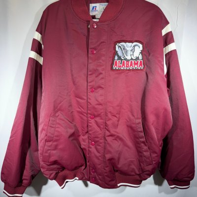 Vintage Alabama X Russell Team Issued Heavy Jacket Large