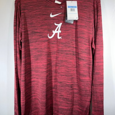 Alabama X Nike Team Issued Crimson Long Sleeve Medium