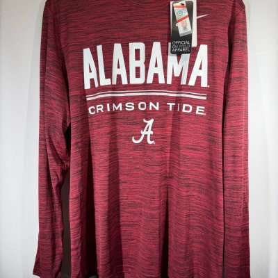 Alabama X Nike Team Issued Crimson Long Sleeve Medium