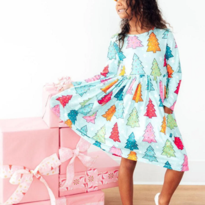Oh Christmas Tree L/S Twirl Dress