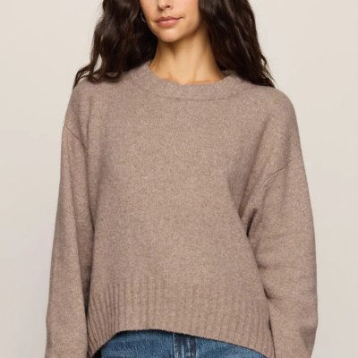 Eastwell Pullover Sweater- Heather Ash