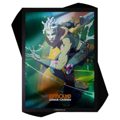 Riftbound: League of Legends TCG - Radiance Art Sleeves Ekko, Boy Who Shattered Time - 100 Count