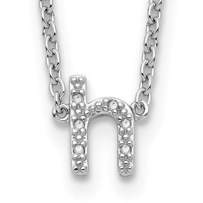 “H” Diamond Initial Necklace