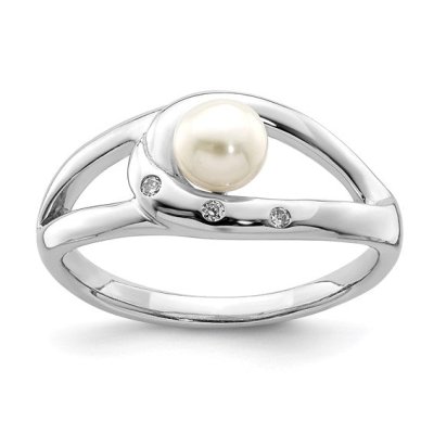 Fay Sterling Silver Pearl Ring