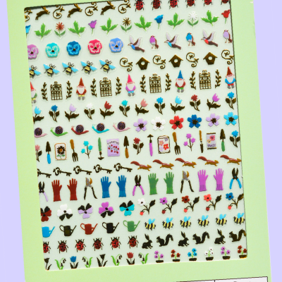 Nail Art Stickers - APRIL SHOWERS