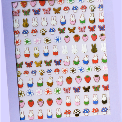 Nail Art Stickers - MIFFY'S MUSHROOMS
