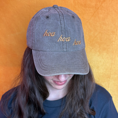 Hoa, Hoa, Hoa Twilight Embroidered Hat