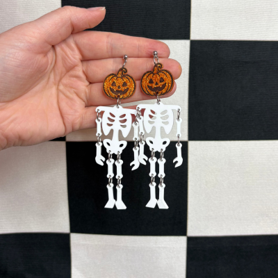 Dwight's Halloween Nightmare Acrylic Dangle Earrings