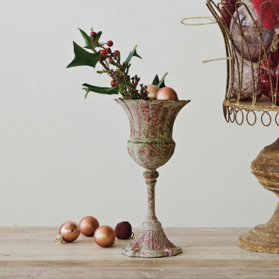 Rustic Red Urn