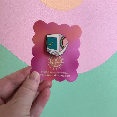 Retro VHS Enamel Pin