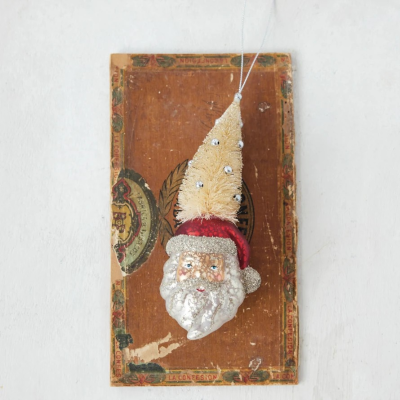 Hand-Painted Santa Clause Ornament