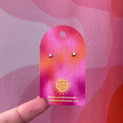 Simple Sparkle Stud