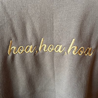 Hoa, Hoa, Hoa Twilight Embroidered Sweatshirt