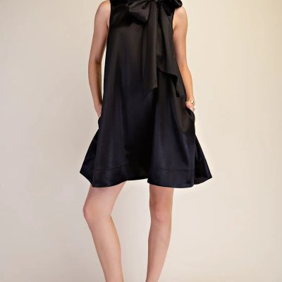 The Bow Dress in Black