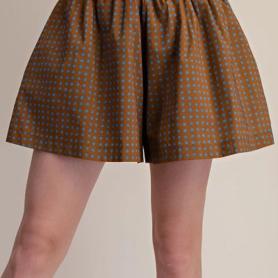Bet Your Dots Shorts in Brown