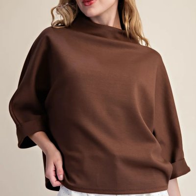 The Effortless Edit Top in Brown