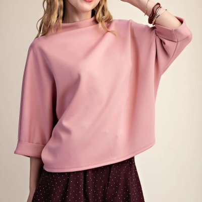 The Effortless Edit Top in Rose Pink