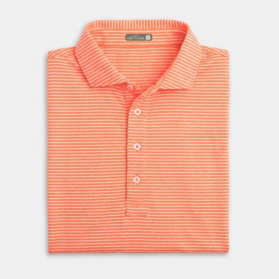 Davis Performance Polo in Orange