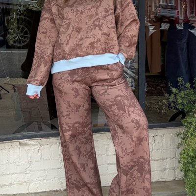 Camo & Get It Wide Leg Pant
