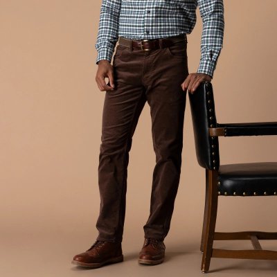 Holston Corduroy 5-Pocket - Espresso Brown