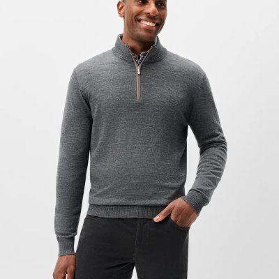 Raynor 1/4 Zip Sweater - Shadow