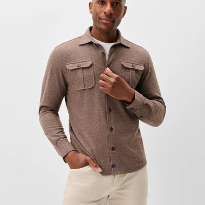 Sequoia Twill Solid Lodge Shirt – Havana