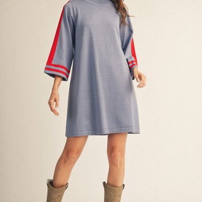 Color Block Sweater Dress